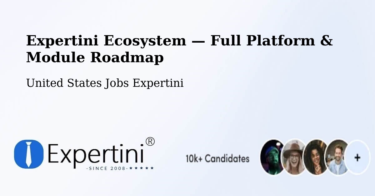 Expertini Ecosystem — Full Platform & Module Roadmap – Albany